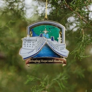 Two-Ships Ornament