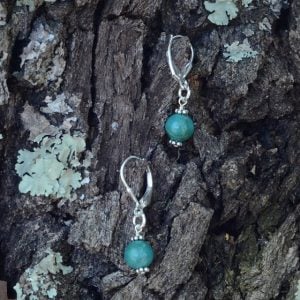 Ocean Jasper Lever Back Earrings