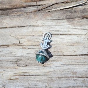 Ocean Jasper Anchor Charm